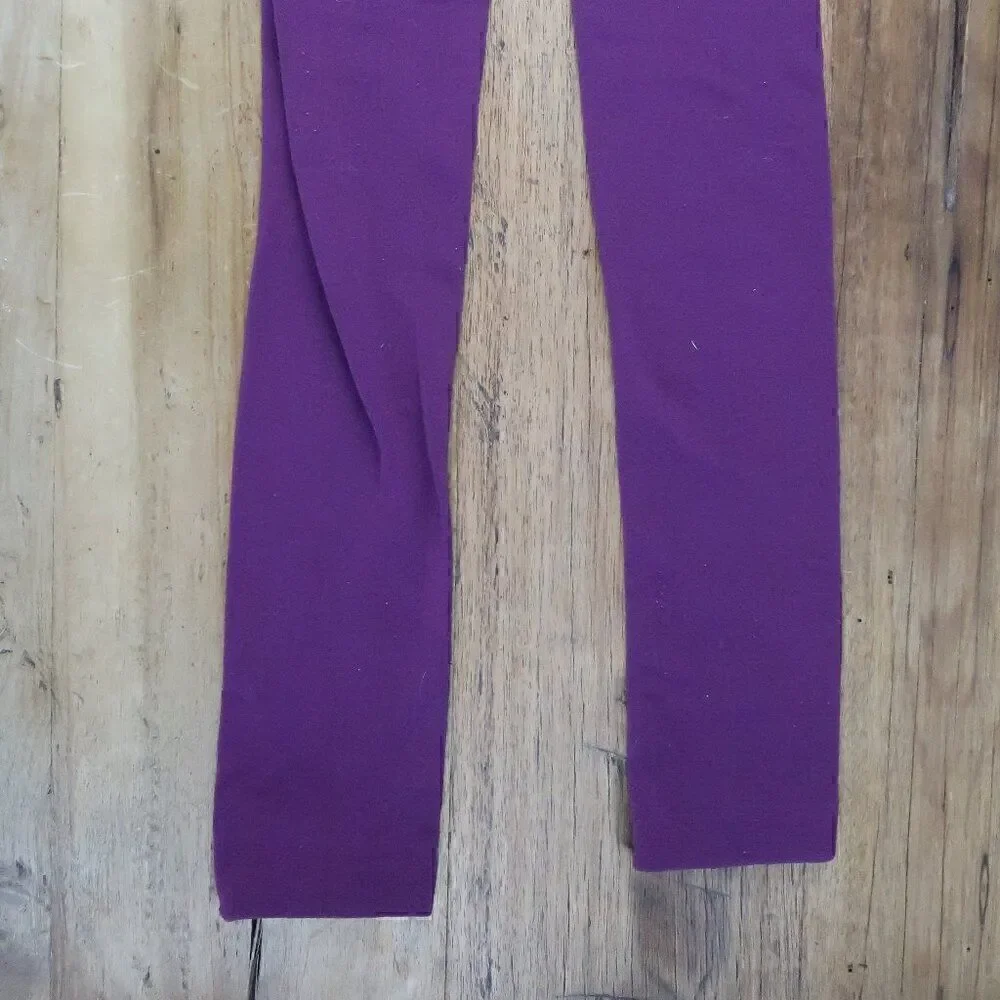 BURGUNDY TIGHTS THERMAL WINTER LAYERING UNDERGARMENT SIZE SMALL